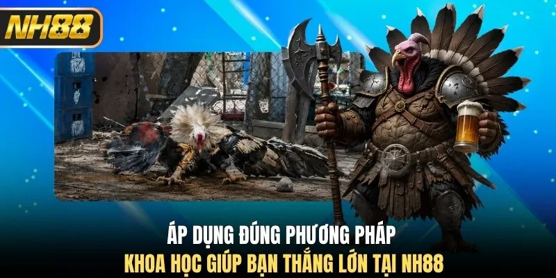 Áp dụng đúng phương pháp khoa học giúp bạn thắng lớn tại NH88
