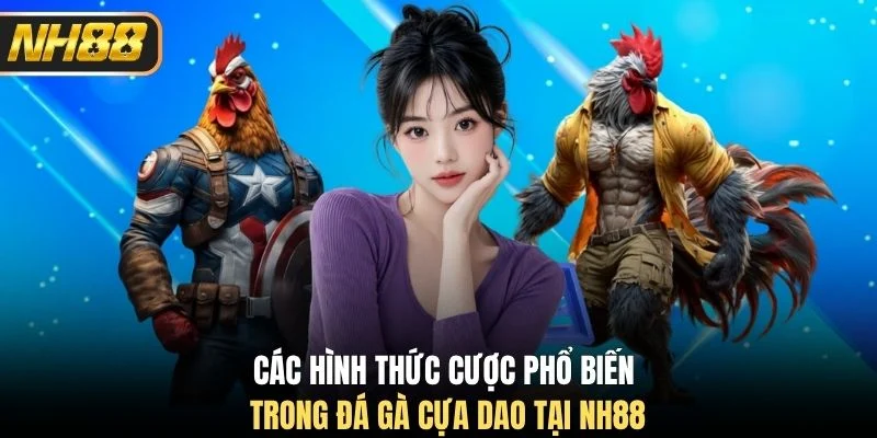 Các hình thức cược phổ biến trong đá gà cựa dao tại NH88